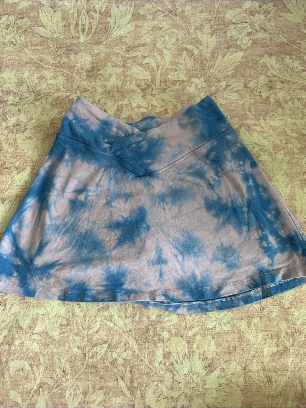 PINK Victoria's Secret Blue Tie-Dye Circle Skirt